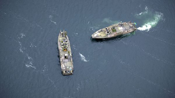 Two Swedish Navy fast-attack craft patrol in the Stockholm Archipelago, Sweden. (File) Two Swedish Navy fast-attack craft patrol in the Stockholm Archipelago, Sweden. (File) - Sputnik International