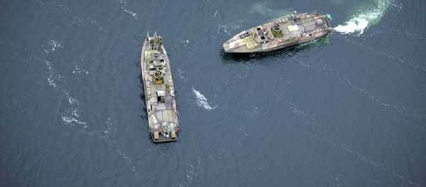 Two Swedish Navy fast-attack craft patrol in the Stockholm Archipelago, Sweden. (File) Two Swedish Navy fast-attack craft patrol in the Stockholm Archipelago, Sweden. (File) - Sputnik International