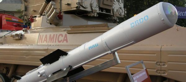 Nag missile and the Nag missile Carrier Vehicle (NAMICA) - Sputnik International