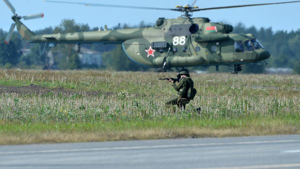 A serviceman during West 2017 exercise. (File) A serviceman during West 2017 exercise. (File) - Sputnik International