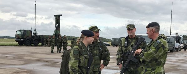 Sweden's soldiers attend the Aurora 17 military exercise in Gothenburg, Sweden September 13, 2017 Sweden's soldiers attend the Aurora 17 military exercise in Gothenburg, Sweden September 13, 2017 - Sputnik International