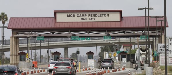 The entrance to Marine Corps base Camp Pendleton in Oceanside, California - Sputnik International