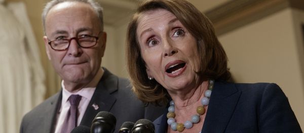 House Democratic Leader Nancy Pelosi of California, and Senate Democratic Leader Chuck Schumer of New York speak to reporters about the Congressional Budget Office projection that 14 million people would lose health coverage under the House Republican bill dismantling former President Barack Obama's health care law, on Capitol Hill in Washington, Monday, March, 13, 2017. House Democratic Leader Nancy Pelosi of California, and Senate Democratic Leader Chuck Schumer of New York speak to reporters about the Congressional Budget Office projection that 14 million people would lose health coverage under the House Republican bill dismantling former President Barack Obama's health care law, on Capitol Hill in Washington, Monday, March, 13, 2017. - Sputnik International