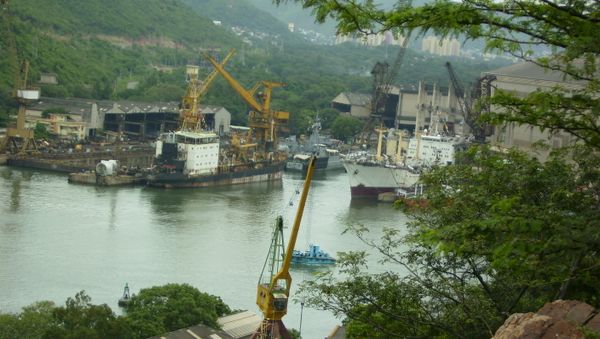 A view of the Hindustan Shipyard in Visakhapatnam A view of the Hindustan Shipyard in Visakhapatnam - Sputnik International