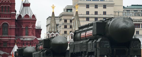 An RS-24 Yars / SS-27 Mod 2 solid-propellant intercontinental ballistic missile during the military parade marking the 72nd anniversary of Victory in the 1941-45 Great Patriotic War on Red Square, Moscow - Sputnik International