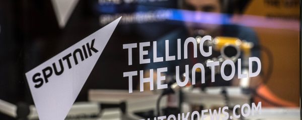 Stand of the Sputnik news agency, news websites and radio broadcast service. File photo Stand of the Sputnik news agency, news websites and radio broadcast service. File photo - Sputnik International