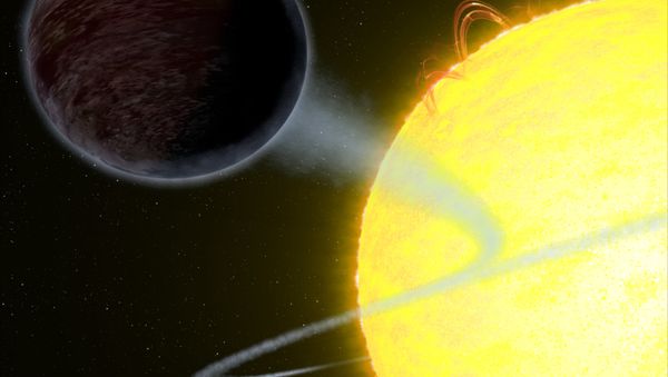The day side of the planet, called WASP-12b, eats light rather than reflects it into space - Sputnik International