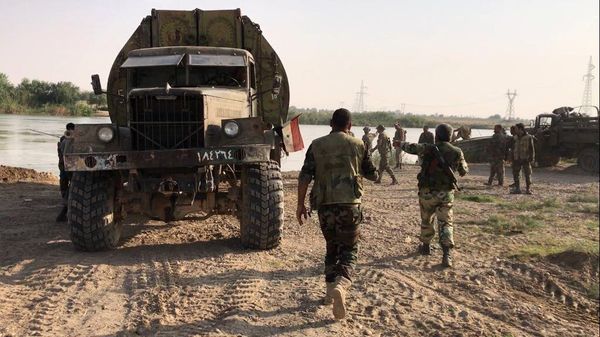 Syrian army forced the Euphrates River near Deir ez-Zor. File photo Syrian army forced the Euphrates River near Deir ez-Zor. File photo - Sputnik International