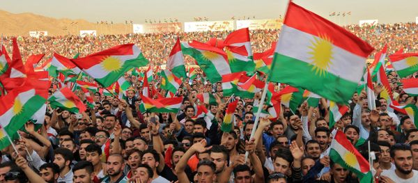 Kurdish people attend a rally to show their support for the upcoming September 25th independence referendum in Duhuk, Iraq September 16, 2017 Kurdish people attend a rally to show their support for the upcoming September 25th independence referendum in Duhuk, Iraq September 16, 2017 - Sputnik International