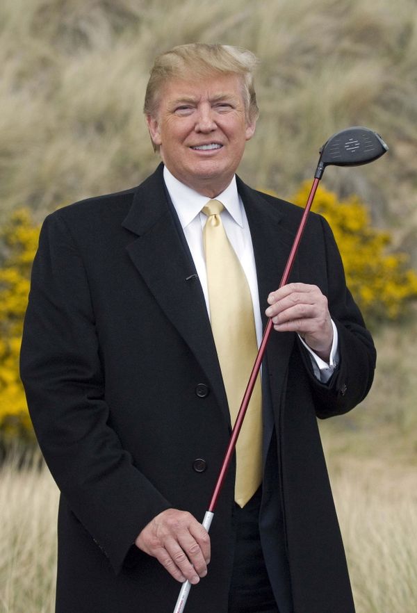 Donald Trump poses for photographers with a golf club (File) Donald Trump poses for photographers with a golf club (File) - Sputnik International