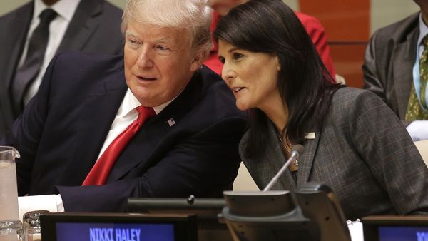 Donald Trump Nikki Haley United Nations - Sputnik International