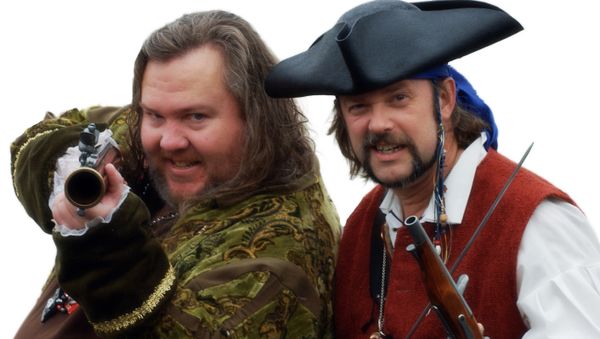 Mark Summers (Cap'n Slappy) and John Baur (Ol' Chumbucket), founders of Talk Like a Pirate Day - Sputnik International
