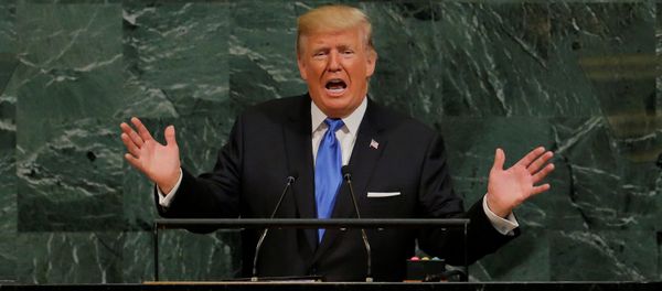 U.S. President Donald Trump addresses the 72nd United Nations General Assembly at U.N. headquarters in New York, U.S., September 19, 2017 - Sputnik International