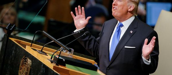 US President Donald Trump addresses the 72nd United Nations General Assembly at UN headquarters in New York, US, September 19, 2017. - Sputnik International