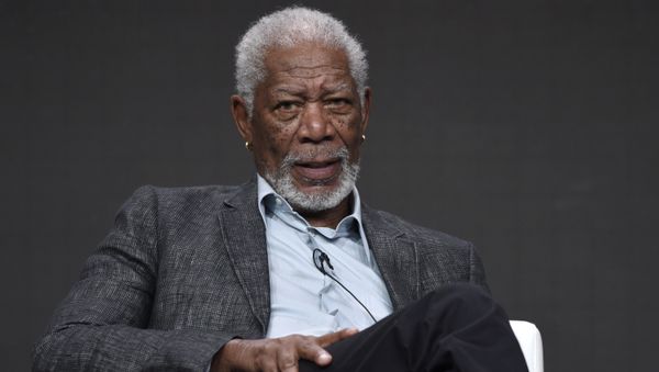 Morgan Freeman participates in The Story of Us With Morgan Freeman panel during the National Geographic Television Critics Association Summer Press Tour at the Beverly Hilton in Beverly Hills, Calif - Sputnik International