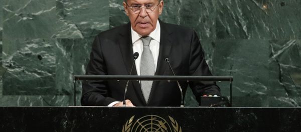 Russian Foreign Minister Sergey Lavrov addresses the United Nations General Assembly on Thursday, Sept. 21, 2017, at U.N. headquarters. Russian Foreign Minister Sergey Lavrov addresses the United Nations General Assembly on Thursday, Sept. 21, 2017, at U.N. headquarters. - Sputnik International