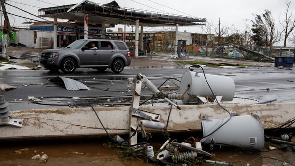 Damaged electrical installations are seen after the area was hit by Hurricane Maria en Guayama, Puerto Rico September 20, 2017 Damaged electrical installations are seen after the area was hit by Hurricane Maria en Guayama, Puerto Rico September 20, 2017 - Sputnik International