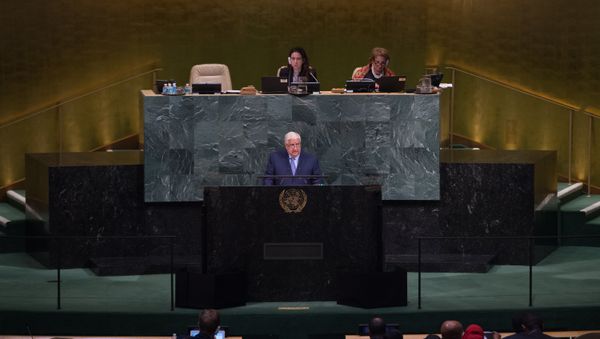 Syrian Arab Republic Deputy Prime Minister Walid Almoualem addresses the 72nd Session of the United Nations General assembly at the UN headquarters in New York on September 23, 2017 - Sputnik International