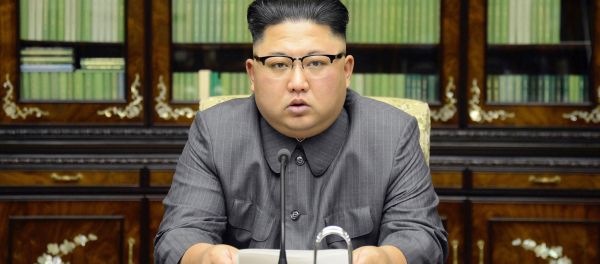 North Korean leader Kim Jong Un delivers a statement in response to U.S. President Donald Trump's speech to the United Nations, in Pyongyang, North Korea North Korean leader Kim Jong Un delivers a statement in response to U.S. President Donald Trump's speech to the United Nations, in Pyongyang, North Korea - Sputnik International