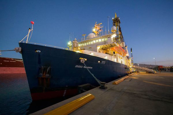 The research vessel JOIDES Resolution about to leave Australia as it embarks on the expedition The research vessel JOIDES Resolution about to leave Australia as it embarks on the expedition - Sputnik International