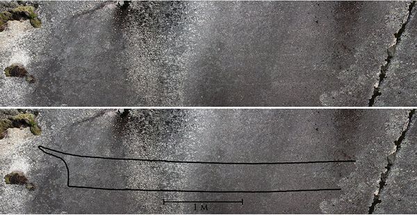 A petroglyph of a boat, which was discovered in northern Norway during the summer of 2017, is seen in this picture released on September 27, 2017 A petroglyph of a boat, which was discovered in northern Norway during the summer of 2017, is seen in this picture released on September 27, 2017 - Sputnik International