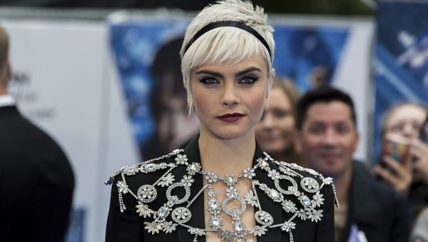 Actress Cara Delevingne poses for photographers on arrival at the premiere of the film 'Valerian', in London, Monday, July 24, 2016 - Sputnik International
