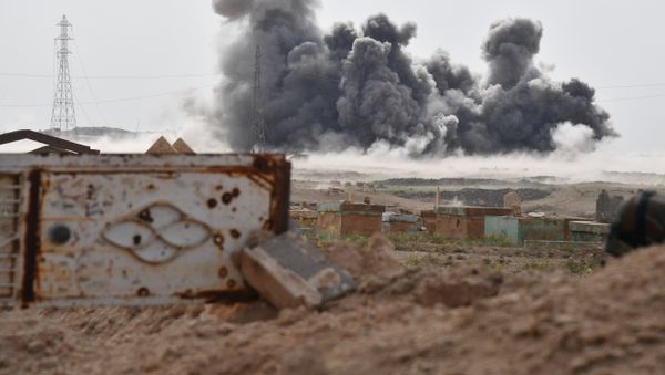 Russia's Aerospace Forces attack Daesh positions near Deir ez-Zor Russia's Aerospace Forces attack Daesh positions near Deir ez-Zor - Sputnik International