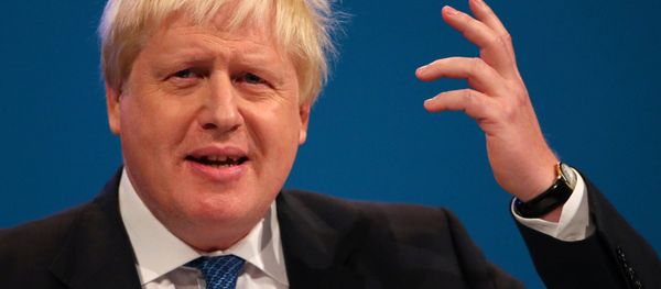Britain's Secretary of State for Foreign and Commonwealth Affairs Boris Johnson addresses the Conservative Party conference in Manchester, October 3, 2017. Britain's Secretary of State for Foreign and Commonwealth Affairs Boris Johnson addresses the Conservative Party conference in Manchester, October 3, 2017. - Sputnik International