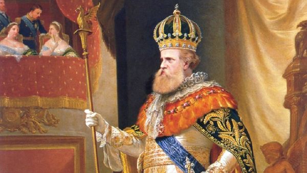 Emperor Pedro II of Brazil wearing the Imperial Regalia, by Pedro Américo Emperor Pedro II of Brazil wearing the Imperial Regalia, by Pedro Américo - Sputnik International