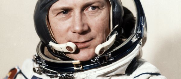 Portrait of East German cosmonaut Sigmund Jaehn, first German astronaut, taken on August 26, 1978 at the Cosmodrome in Baikonur, Russia prior to his space trip aboard Soviet rocket Soyuz 31. (File) Portrait of East German cosmonaut Sigmund Jaehn, first German astronaut, taken on August 26, 1978 at the Cosmodrome in Baikonur, Russia prior to his space trip aboard Soviet rocket Soyuz 31. (File) - Sputnik International