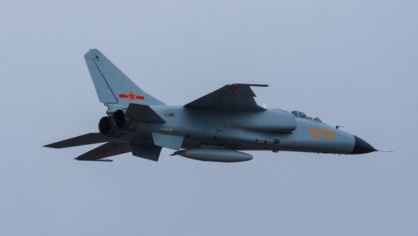 A Xian JH-7A fighter at Zhuhai Airshow 2008. (File) - Sputnik International