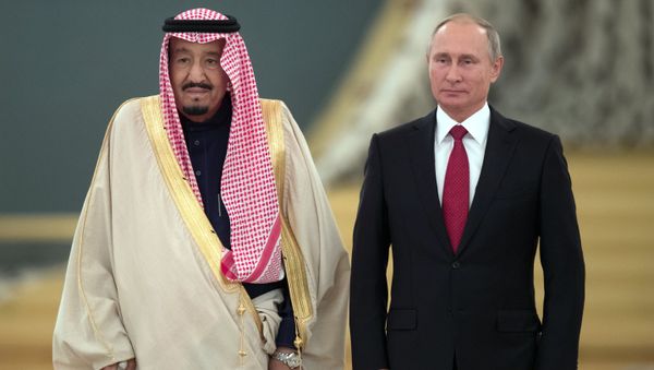Russian President Vladimir Putin's talks with King Salman bin Abdulaziz Al Saud of Saudi Arabia - Sputnik International
