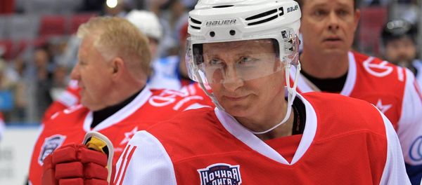 President Vladimir Putin takes part in gala match of Night Hockey League's 6th National Festival President Vladimir Putin takes part in gala match of Night Hockey League's 6th National Festival - Sputnik International