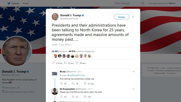 Trump twitter - Sputnik International
