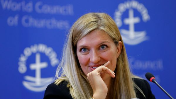 Beatrice Fihn, Executive Director of the International Campaign to Abolish Nuclear Weapons (ICAN), attends a news conference after ICAN won the Nobel Peace Prize 2017, in Geneva, Switzerland October 6, 2017. Beatrice Fihn, Executive Director of the International Campaign to Abolish Nuclear Weapons (ICAN), attends a news conference after ICAN won the Nobel Peace Prize 2017, in Geneva, Switzerland October 6, 2017. - Sputnik International