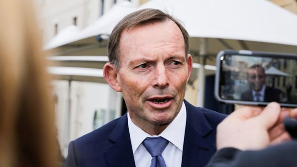 Former Australian prime minister Tony Abbott speaks to the press in Hobart, Australia, September 22, 2017 after an alleged assault on him Thursday night - Sputnik International