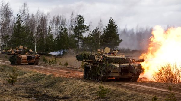 M1 Abrams tanks. File photo M1 Abrams tanks. File photo - Sputnik International