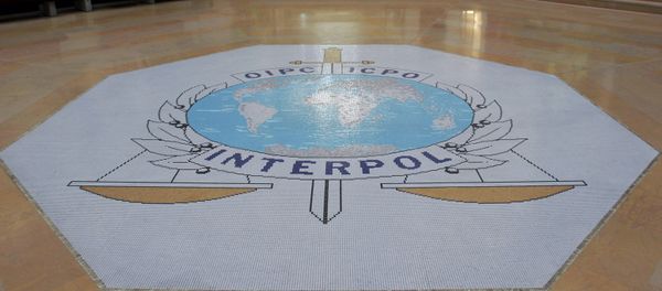 This Oct.16, 2007 file photo shows the entrance hall of Interpol's headquarters in Lyon, central France - Sputnik International