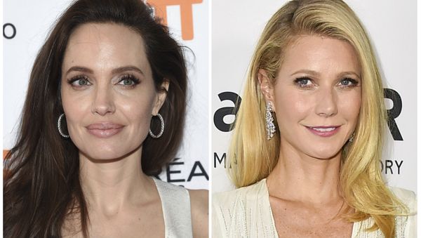This combination photo shows actresses Angelina Jolie at a premiere for The Breadwinner at the Toronto International Film Festival on Sept. 10, 2017, left, and Gwyneth Paltrow arrives at the amfAR Inspiration Gala in Los Angeles on Oct. 29, 2015 This combination photo shows actresses Angelina Jolie at a premiere for The Breadwinner at the Toronto International Film Festival on Sept. 10, 2017, left, and Gwyneth Paltrow arrives at the amfAR Inspiration Gala in Los Angeles on Oct. 29, 2015 - Sputnik International