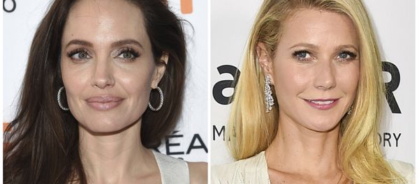 This combination photo shows actresses Angelina Jolie at a premiere for The Breadwinner at the Toronto International Film Festival on Sept. 10, 2017, left, and Gwyneth Paltrow arrives at the amfAR Inspiration Gala in Los Angeles on Oct. 29, 2015 - Sputnik International