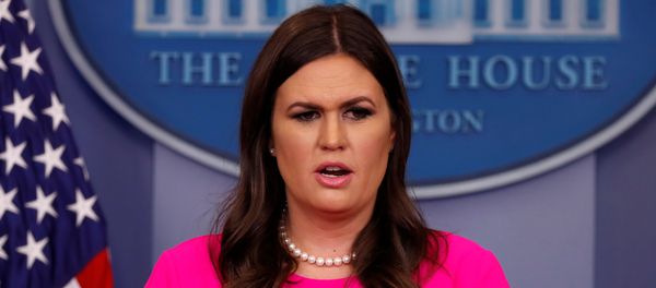 White House Press Secretary Sarah Huckabee Sanders holds the daily briefing at the White House in Washington, U.S - Sputnik International