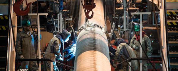 Welding operations for the construction of the Turkish Stream Offshore Gas Pipeline Welding operations for the construction of the Turkish Stream Offshore Gas Pipeline - Sputnik International