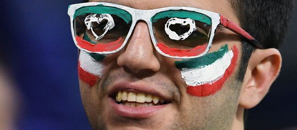 An Iranian football fan during a friendly match between Russia and Iran. File photo An Iranian football fan during a friendly match between Russia and Iran. File photo - Sputnik International