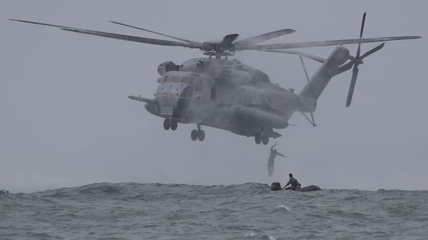 A CH-53 Super Stallion helicopter - Sputnik International