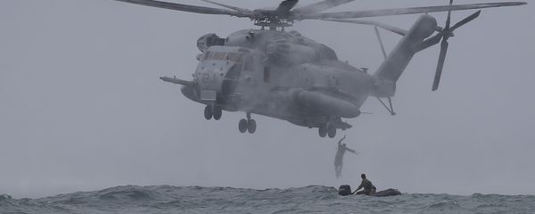A CH-53 Super Stallion helicopter A CH-53 Super Stallion helicopter - Sputnik International