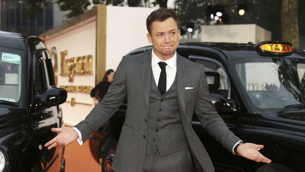 Actor Taron Egerton poses for photographers upon arrival at the premiere of the film 'Kingsman The Golden Circle' in London, Monday, Sept. 18, 2017. - Sputnik International