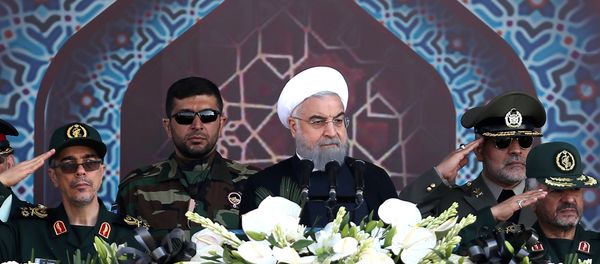 Iranian President Hassan Rouhani attends an armed forces parade in Tehran, Iran, September 22, 2017. - Sputnik International