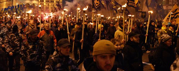 March of nationalists in Ukraine March of nationalists in Ukraine - Sputnik International
