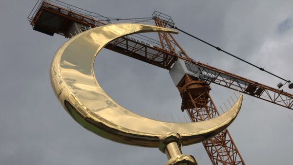 A spire with a crescent (File) A spire with a crescent (File) - Sputnik International