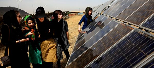 In this June, 22, 2014 photo, Iranian students tour the Taleghan Renewable Energy Site in Taleghan,160 kilometers (99 miles) northwest of capital Tehran, Iran In this June, 22, 2014 photo, Iranian students tour the Taleghan Renewable Energy Site in Taleghan,160 kilometers (99 miles) northwest of capital Tehran, Iran - Sputnik International